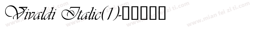 Vivaldi Italic(1)字体转换